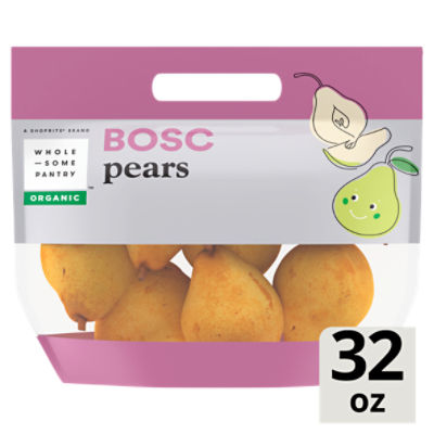 Fresh Bosc Pears, 3 lb Bag 