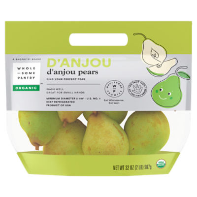 Wholesome Pantry Organic D'Anjou Pears, 32 oz, 1 Each
