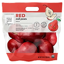 Wholesome Pantry Organic Red, Pears, 1 Each