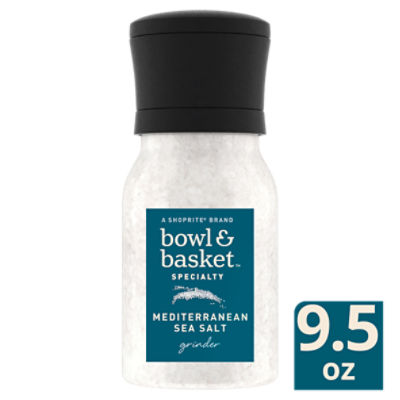 Bowl & Basket Specialty Grinder Mediterranean Sea Salt, 9.5 oz