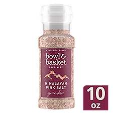 Bowl & Basket Specialty Himalayan Pink Salt Grinder, 10 oz, 10 Ounce