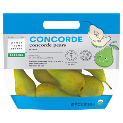 Wholesome Pantry Organic Concorde Pears, 2 lb bag