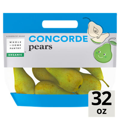 Wholesome Pantry Organic Concorde Pears, 32 oz