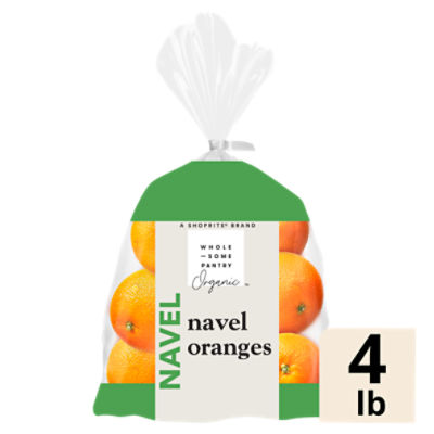 Wholesome Pantry Organic Navel Oranges, 4 lb bag