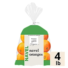 Wholesome Pantry Organic Navel, Oranges, 4 Pound