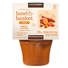 Bowl & Basket Baby Food Sweet Potato 6+ Months, 4 Ounce