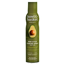 Bowl & Basket Specialty Non-Stick Cooking Spray 100% Pure Avocado Oil, 5 Fluid ounce