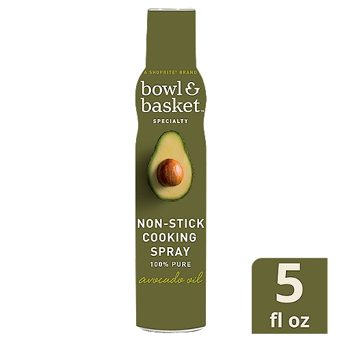 Bowl & Basket Specialty 100% Pure Avocado Oil Non-Stick Cooking Spray, 5 fl oz