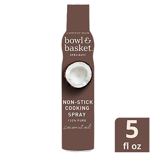 Bowl & Basket Specialty 100% Pure Coconut Oil Non-Stick Cooking Spray, 5 fl oz
