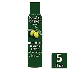 Bowl & Basket Specialty Extra Virgin Olive Oil Non-Stick Cooking Spray, 5 fl oz