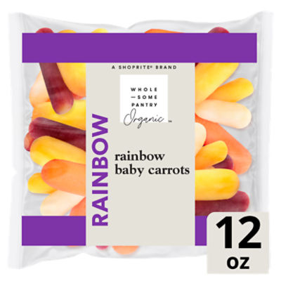 Wholesome Pantry Organic Rainbow Baby Carrots, 12 oz, 12 Ounce