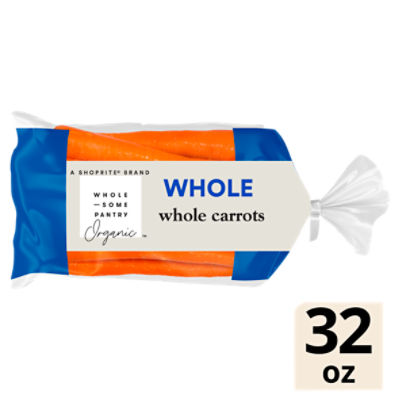 Wholesome Pantry Organic Whole Carrots, 32 oz, 32 Ounce