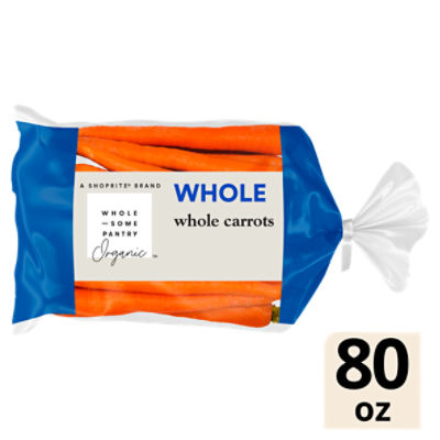 Wholesome Pantry Organic Whole Carrots, 80 oz