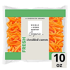 Wholesome Pantry Organic Fresh Shredded Carrots, 10 oz, 10 Ounce