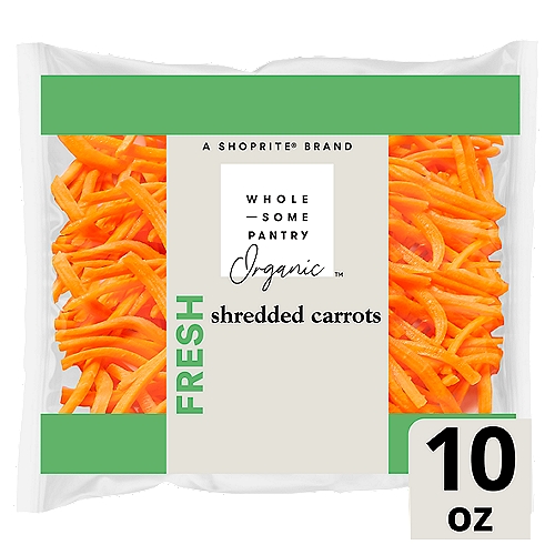 Wholesome Pantry Organic Fresh Shredded Carrots, 10 oz