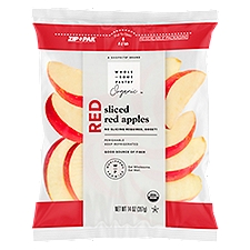 Wholesome Pantry Organic Red Apples, Sliced, 14 Ounce