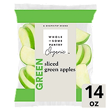 Wholesome Pantry Organic Green Apples, Sliced, 14 Ounce
