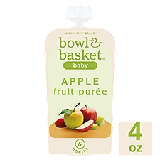 Bowl & Basket Baby Apple Fruit Purée, 4 oz, 4 Ounce