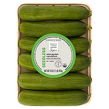 Wholesome Pantry Organic Cucumbers, Seedless Mini Persian, 16 Ounce