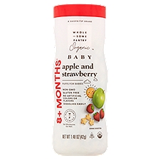 Wholesome Pantry Organic Apple and Strawberry 8+ Months, Puffs for Babies, 1.48 Ounce
