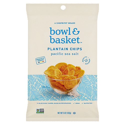 Bowl & Basket Pacific Sea Salt Plantain Chips, 5 oz