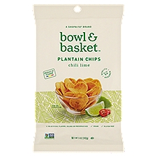 Bowl & Basket Plantain Chips, Chili Lime, 5 Ounce