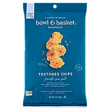 Bowl & Basket Specialty Pacific Sea Salt, Tostones Chips, 5 Ounce