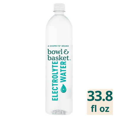 Bowl & Basket Electrolyte Water, 33.8 fl oz, 33.8 Fluid ounce