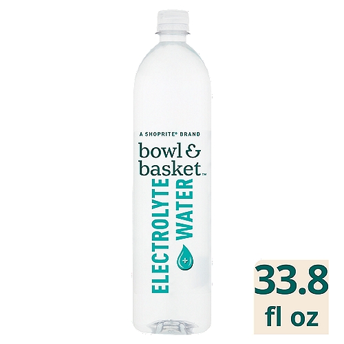 Bowl & Basket Electrolyte Water, 33.8 fl oz