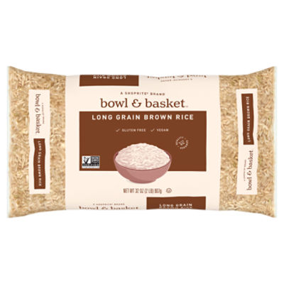 Bowl & Basket Long Grain Brown Rice, 32 oz