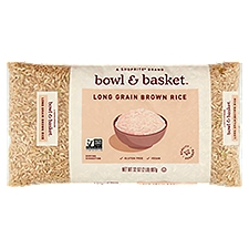 Bowl & Basket Brown Rice, Long Grain, 2 Pound