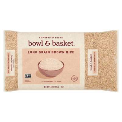 Bowl & Basket Long Grain Brown Rice, 5 lb