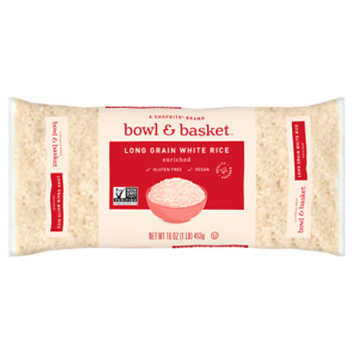 Bowl & Basket Enriched Long Grain White Rice, 16 oz Price Rite