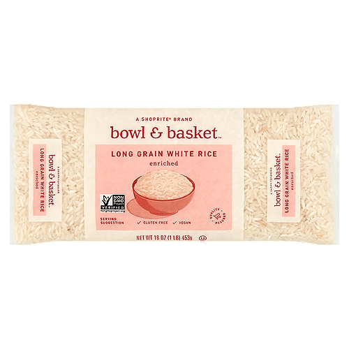 Bowl & Basket Enriched Long Grain White Rice, 16 oz
