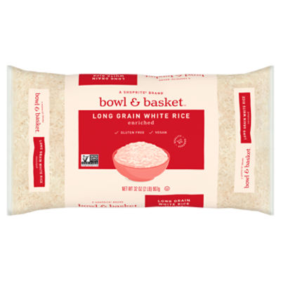 Bowl & Basket Enriched Long Grain White Rice, 32 oz