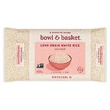 Bowl & Basket Rice, Enriched Long Grain White, 2 Pound