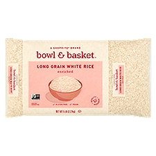 Bowl & Basket White Rice Enriched Long Grain, 5 Each