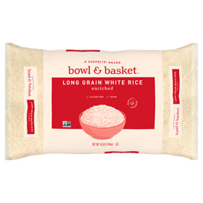 Bowl & Basket Enriched Long Grain White Rice, 10 lb ShopRite