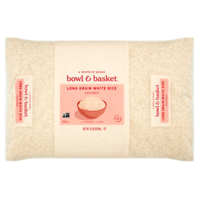 Bowl & Basket Enriched Long Grain White Rice, 20 lb
