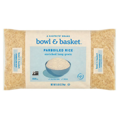 Bowl & Basket Enriched Long Grain Parboiled Rice, 5 lb