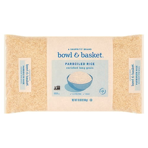 Bowl & Basket Enriched Long Grain Parboiled Rice, 10 lb