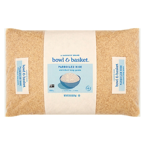 Bowl & Basket Enriched Long Grain Parboiled Rice, 20 lb