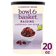 Bowl & Basket California Sun-Dried Raisins, 20 oz, 20 Ounce