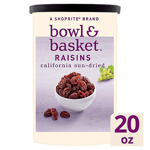 Bowl & Basket California Sun-Dried Raisins, 20 oz