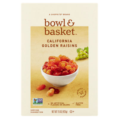 Bowl & Basket California Golden Raisins KFP, 15 oz