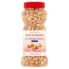Bowl & Basket Salted Dry Roasted, Peanuts, 16 Ounce