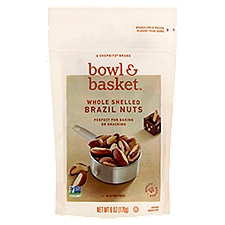 Bowl & Basket Whole Shelled Brazil Nuts, 6 oz
