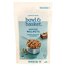 Bowl & Basket Chopped, Walnuts, 6 Ounce