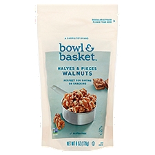 Bowl & Basket Halves & Pieces Walnuts, 6 oz