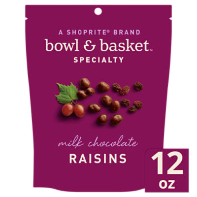 Bowl & Basket Specialty Milk Chocolate Raisins, 12 oz